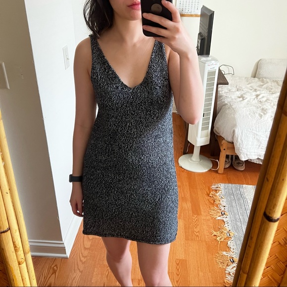 Subdued Knit Mini Dress - Picture 1 of 8